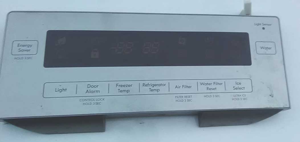 Refrigerator dispenser control panel ACQ85571106