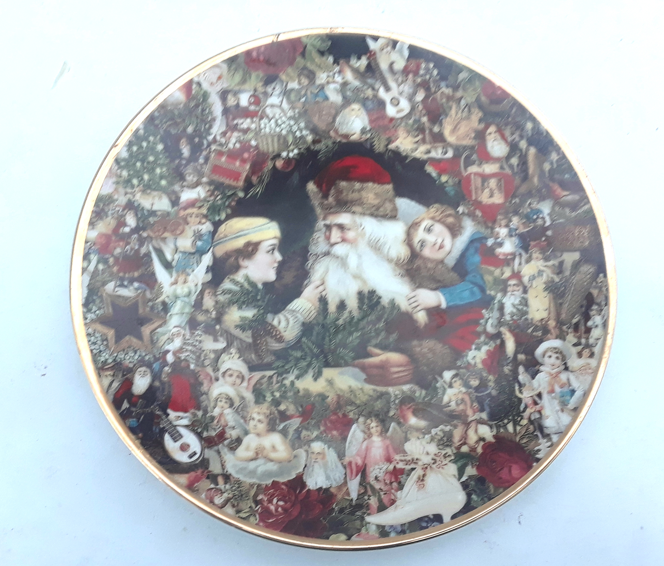 A Visit From St. Nicholas John Grossman Victorian Christmas Memories Plate