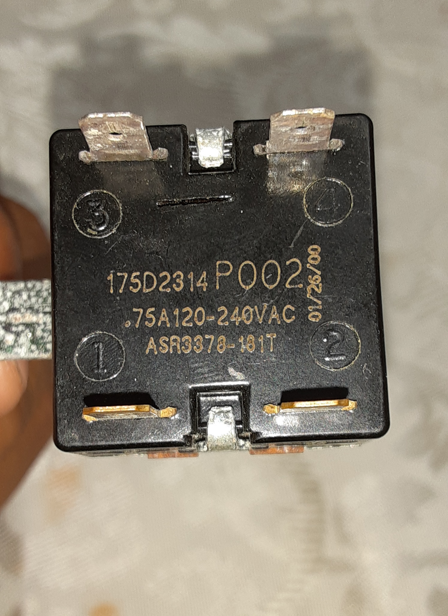 GE Washer Temperature Switch 175D2314P002