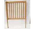 Natural Wood Crib Headboard Footboard C-shaped 