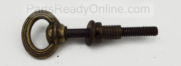 OUT OF STOCK Brass Cradle Connector (Baby Cradle Hardware) 3.5" Eyebolt with Washer and Threated Insert