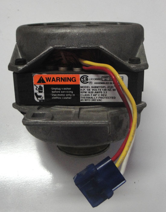 OUT OF STOCK $100 Whirlpool Kenmore Washer Motor 3934201 1/4 HP 120 Voltz 60 HZ 1625 RPM 3.3 AMPS 240 VAC (with pulley)