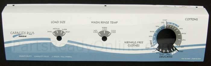 Admiral Washer Control Panel 35-5829 A (21001582) model LNC6760B71