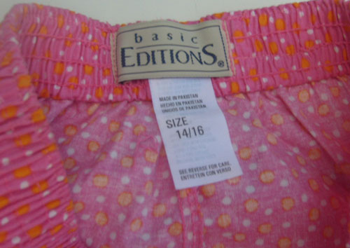 Pink Polka Dot Pink Shorts Sleepwear Fun Pijama Short Size 14 16