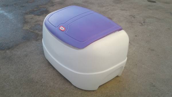 Backordered Little Tikes Toy Box with Purple Lid TOY CHEST FOR BOY Girl