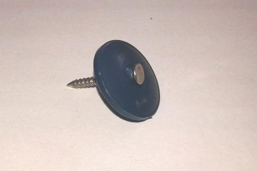 1-inch Plastic Cap Nails EG Ring Shank 2000 pcs Box ABC Supply