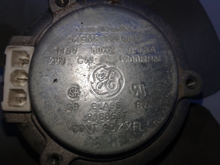 GE Refrigerator Condenser Fan Motor 2188537