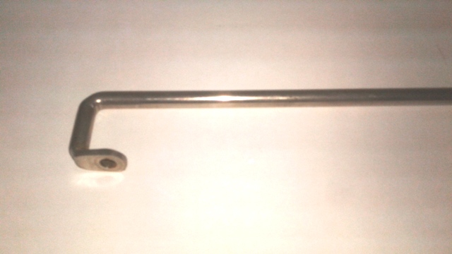 Simmons Metal Crib Rod square top 37.25 inches long