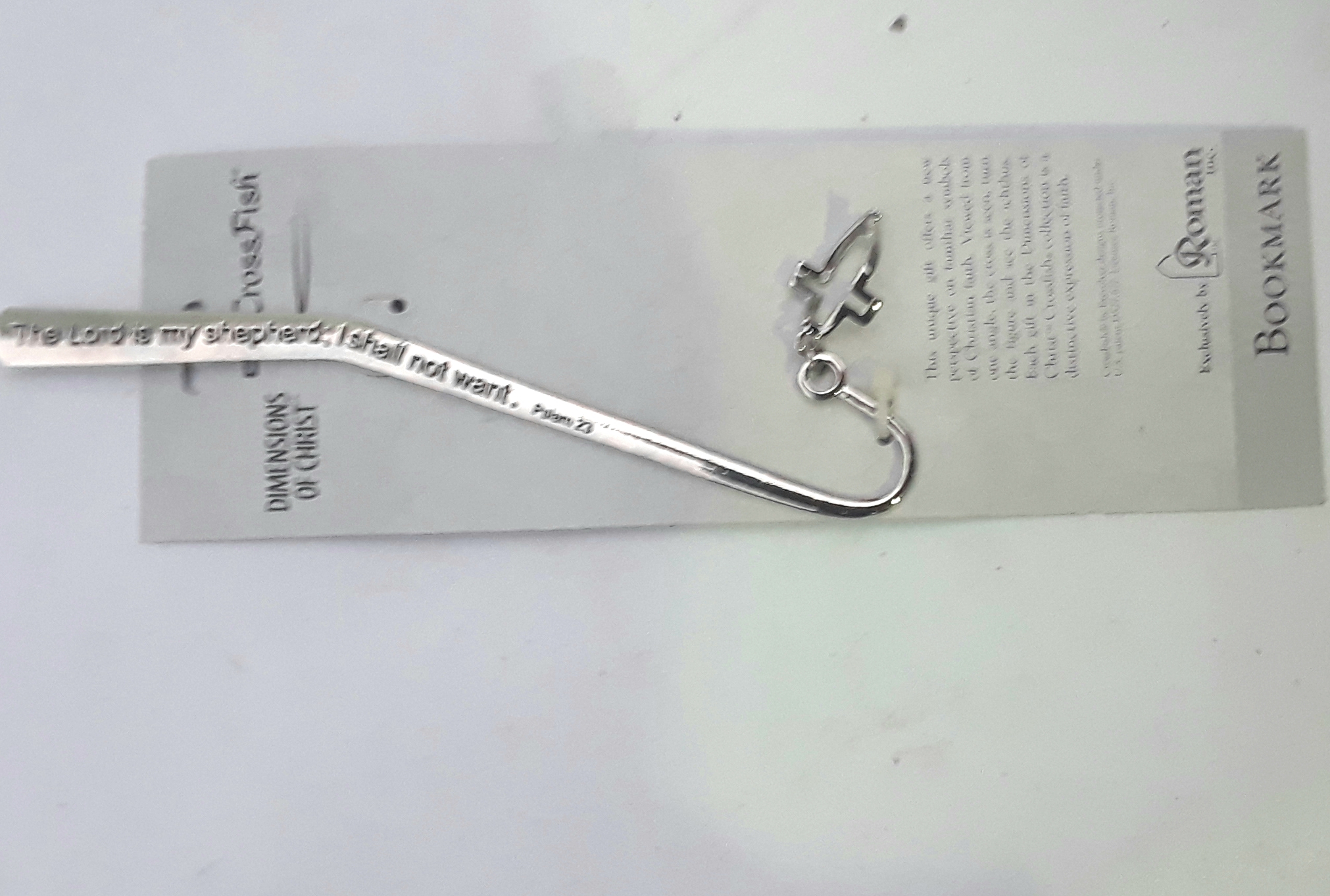 OUT OF STOCK Dimensions of Christ Cross Fish Bookmark