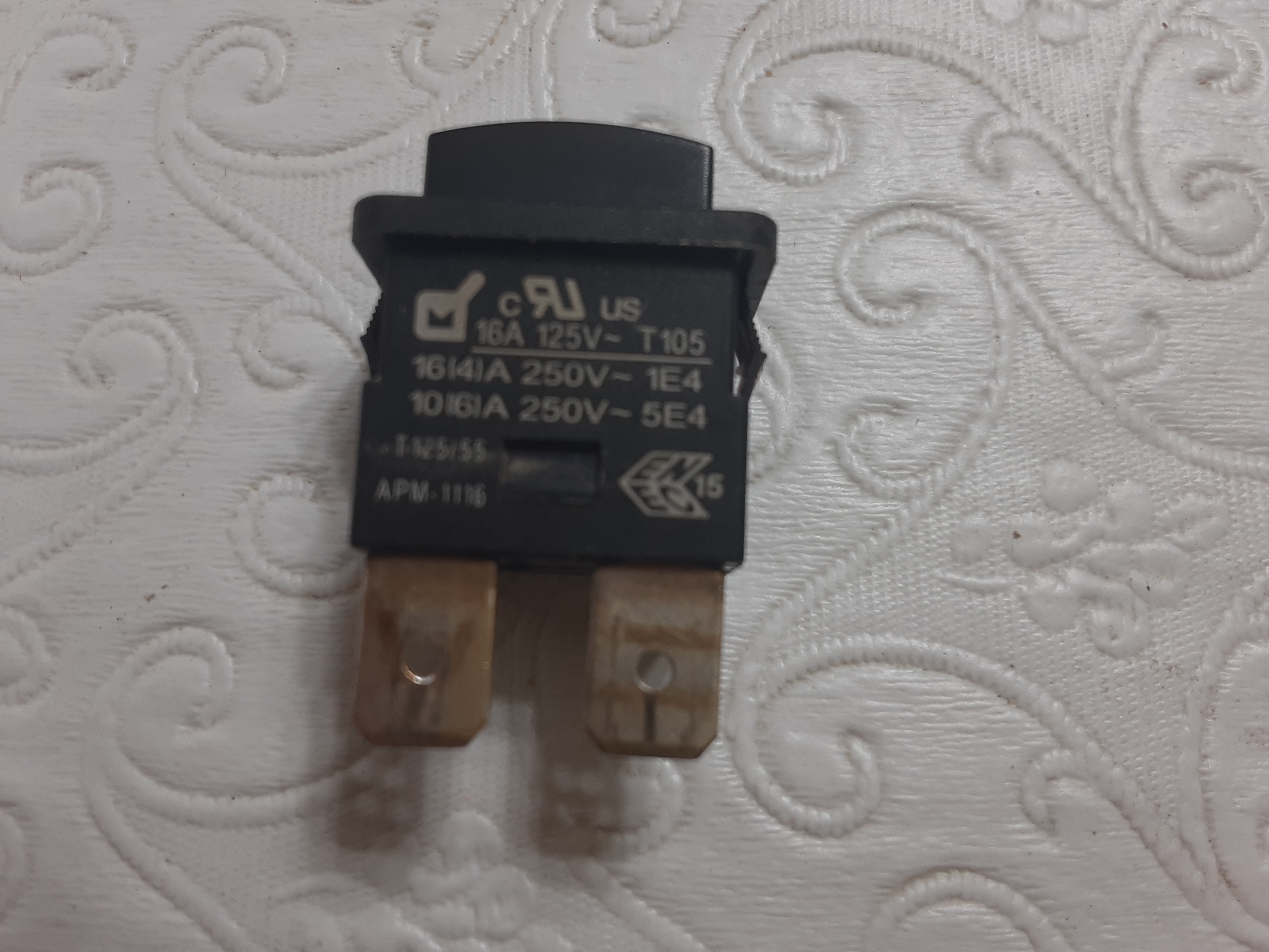 Carpet cleaner on/off switch 760732001