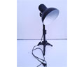 Black Metal Tripod Table Lamp with Adjustable Height