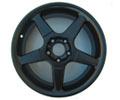 96277103 XXR962 17x7 Hyper Silver/ML 5-100/ 5-4.5 17 X 7 Inch Wheel Aluminum Rim BLACK