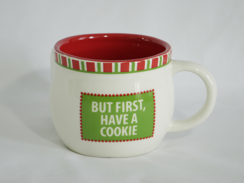 Santa Cookie Pouch Mug
