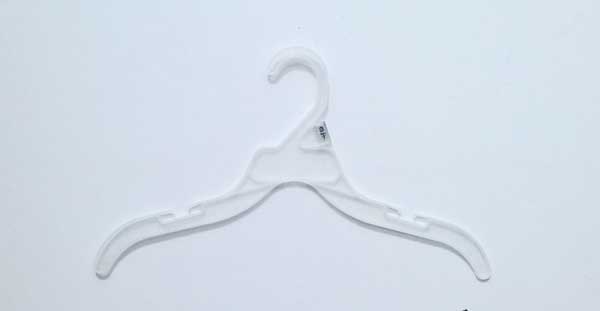 Medium Plastic Coat Hangers Set of 50 13-inch Long