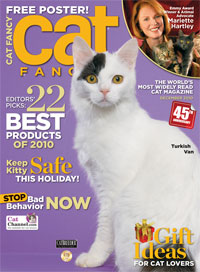Cat Fancy Magazine December 2010 Issue with 2011 Cat Calendar NEW