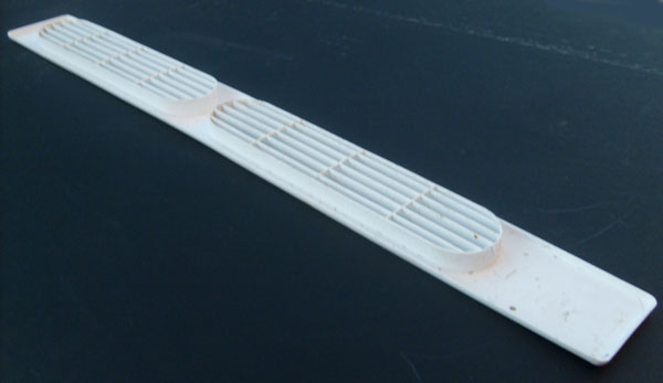 Kenmore Refrigerator Kickplate Grille 240368301 2403683 white 25.75" Long