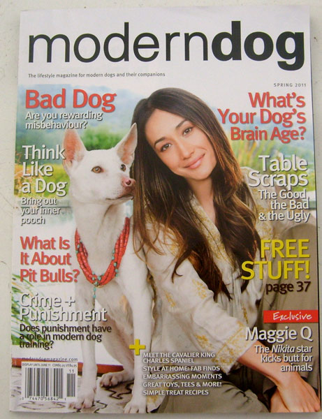 Modern Dog Magazine Spring 2011 Bad dogs behavior, think like a dog, free stuff, crime plus punishment