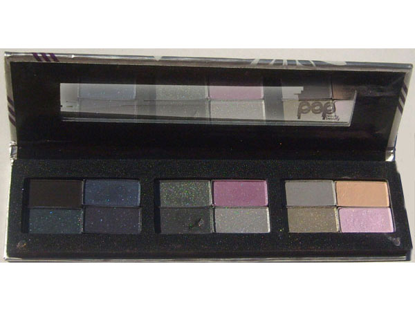 Pop Beauty Pretty Puzzle Eye Shadow Palette 12 pigments Smoked Out Silver 6.52 g / 0.23 oz