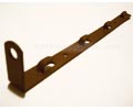 Hook-on Metal Bracket with Angle Rod Support for Adjustable Crib Mattress Supports (Metal Ear Bracket Rod Guide) 11" LONG