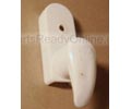 Luv Crib Upper Plastic Hand Release -Spring Loaded Knob for Crib, Spring Lock WHITE