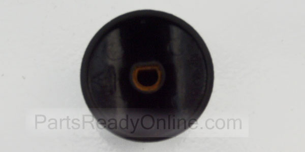 OUT OF STOCK Black Stove Knob KIP 5A27 (Flat Side Up at 12 oclock)