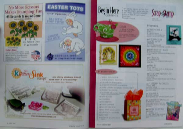 Scrap & Stamp Arts Magazine April 2011 -95 projects & ideas