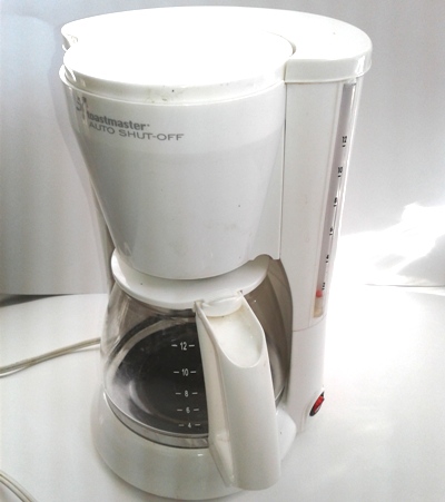 Toastmaster Auto Shut-Off White 12-Cup Coffee Maker