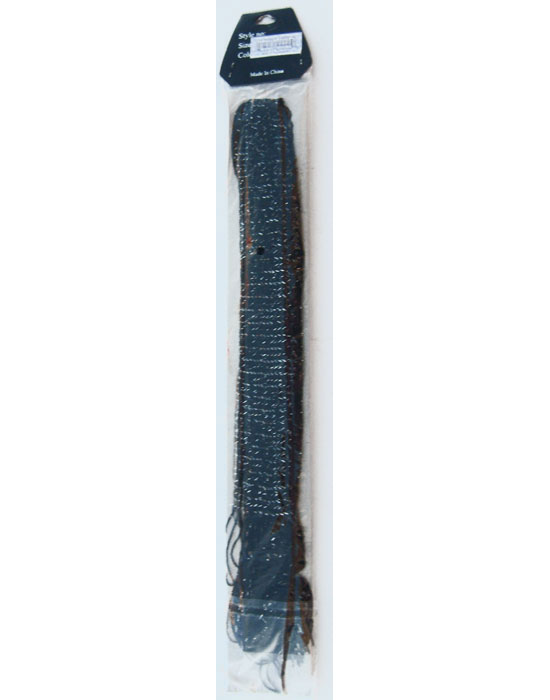 64-inch Long Black Belt Scarf -Fashion Accessory
