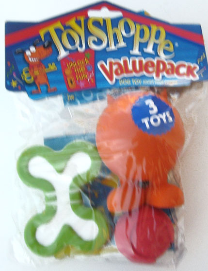 Squeaky Dog Toys Value Pack 3 Rubber Toys by ToyShoppe