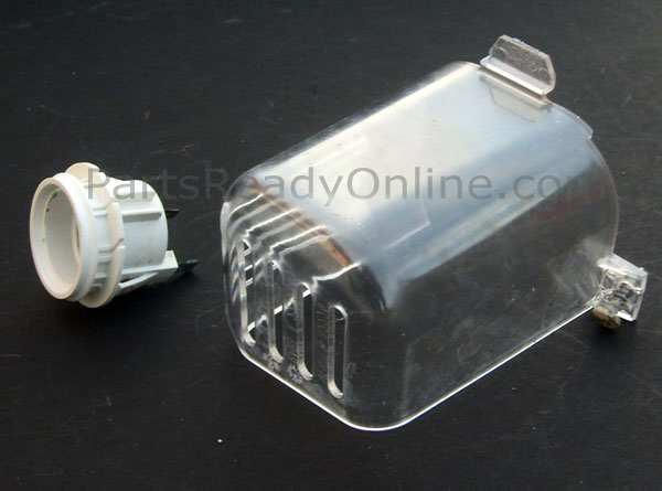 OUT OF STOCK $9.99 Freezer Light Socket 2155597 with Cover for Whirlpool Kenmore Side By Side Refrigerator