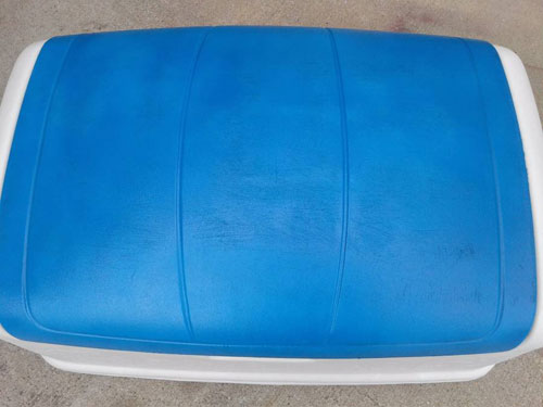 OUT OF STOCK Little Tikes Toy Box with Blue Lid 30X18X17