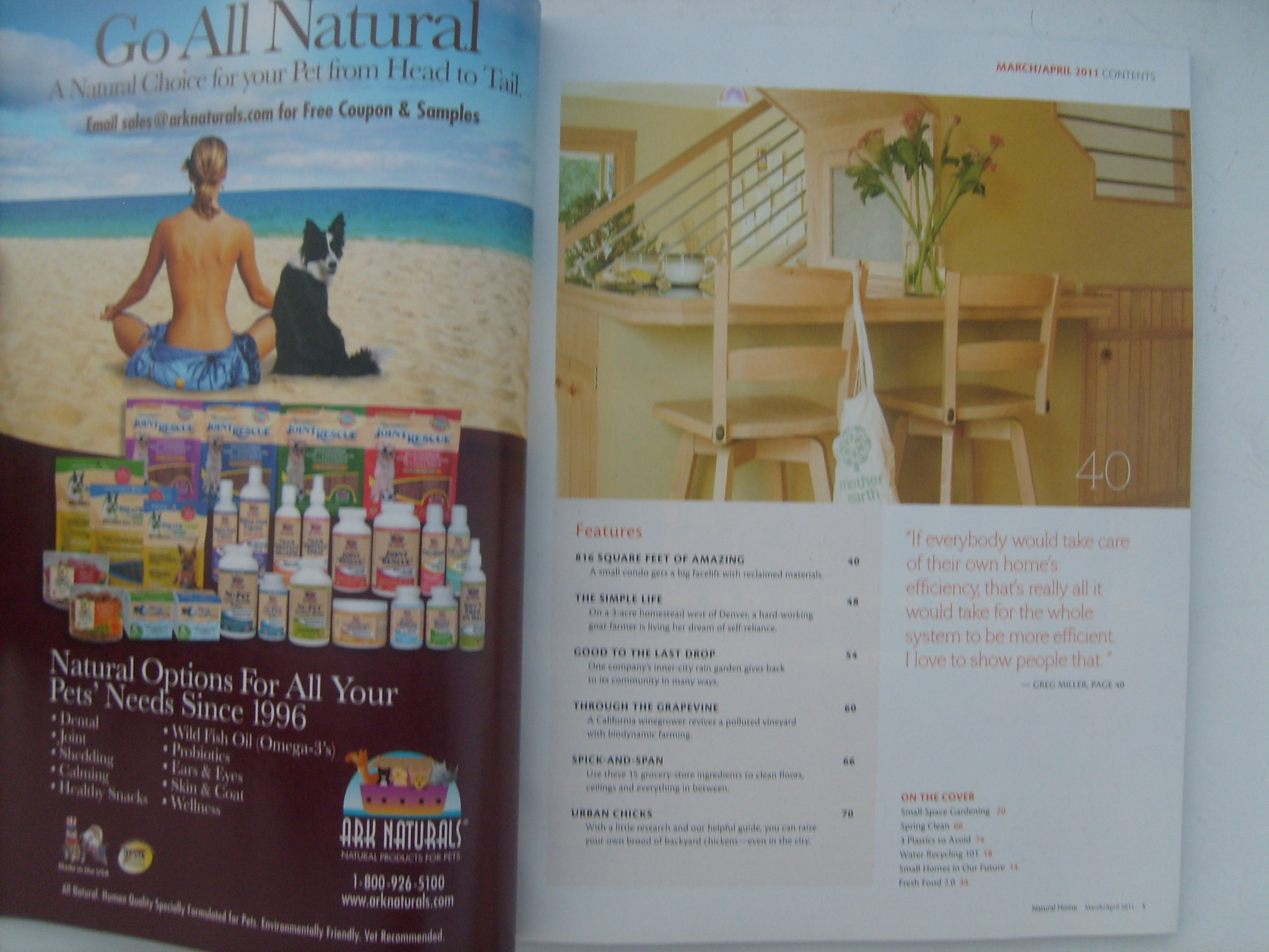 Natural Home March/April 2011 The Gardening Issue