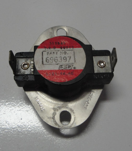 Dryer High Limit Thermostat 696397 (L250-80F) for Whirlpool Kenmore Dryers