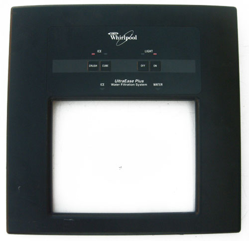 OUT OF STOCK $50 Whirlpool Ice Dispenser Cover 2174193 BLACK with Dispenser Switch 2180279